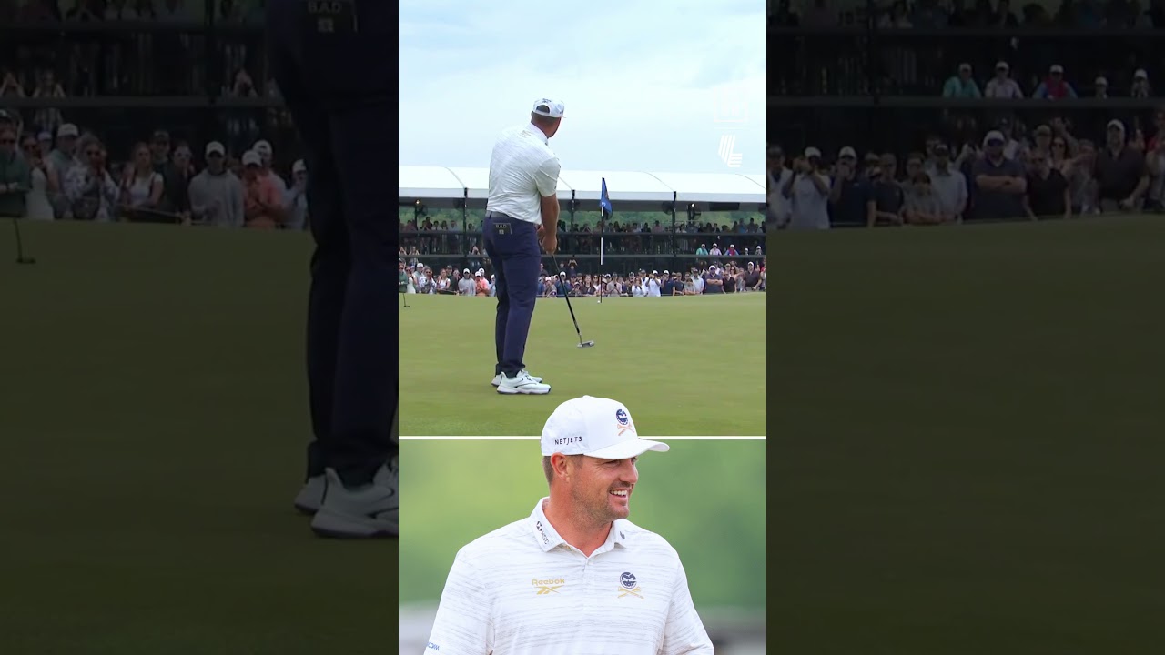 Pure class from Bryson DeChambeau👏🎯 #LIVGolf
