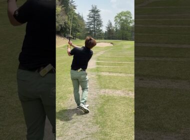 70ヤード⛳️56°のアプローチ☝️ #ゴルフ #アプローチ #ナイスオン