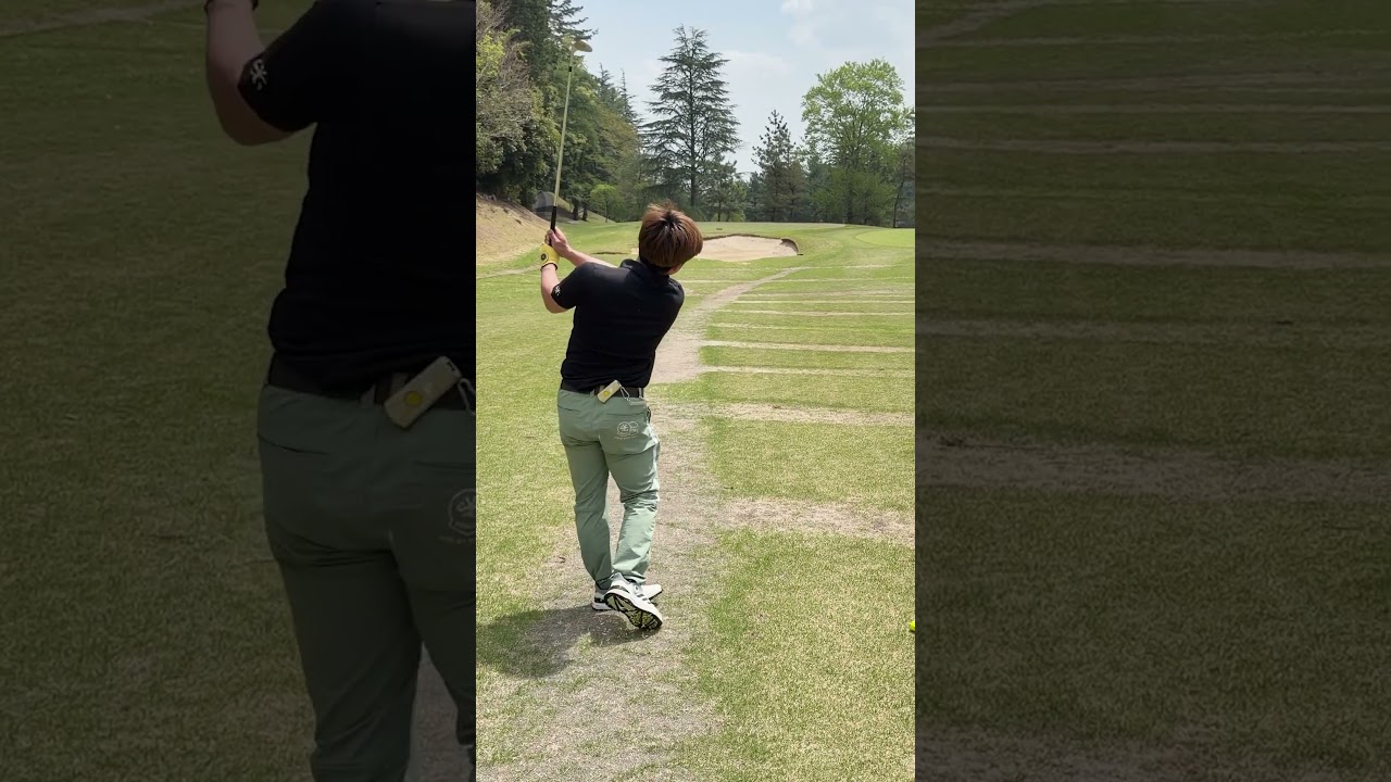 70ヤード⛳️56°のアプローチ☝️ #ゴルフ #アプローチ #ナイスオン