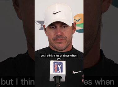 Brooks Koepka feels back to his best! He shot a 64 during round three at the Myrtle Beach Classic 🤩