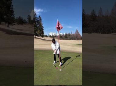 悲しみが止まらない パター編  #ゴルフ #ゴルフ女子 #golf