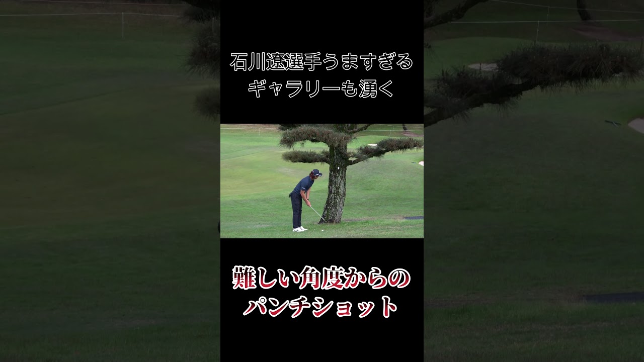 石川遼 パンチショット 中日クラウンズ2026 ｜THE CROWNS 2026  #ゴルフスイング #ゴルフ女子 #野球 #石川遼