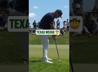 Bryson DeChambeau Holes It From Off the Green 🤠 #livgolfvirginia