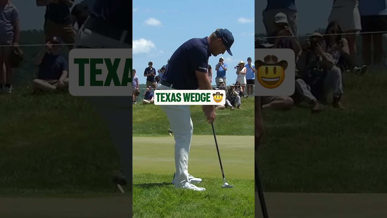 Bryson DeChambeau Holes It From Off the Green 🤠 #livgolfvirginia