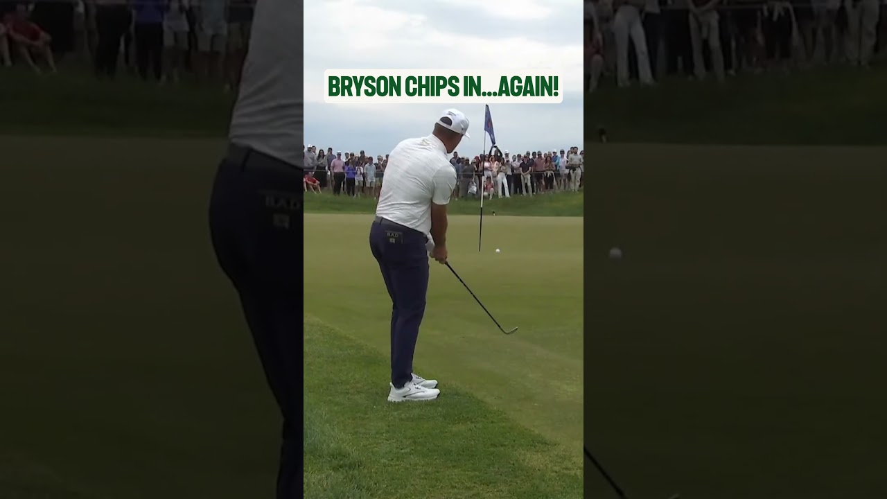Bryson DeChambeau EAGLES His Opening Hole 🦅 #livgolfvirginia