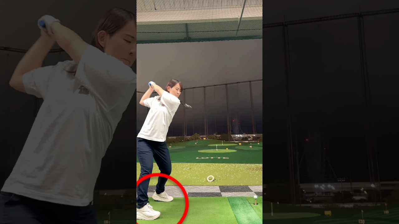 【衝撃】公式最長飛距離342YD！　元ドラコン女子世界チャンピオン！飛距離を伸ばすスイングの方コツ　飛距離アップ　スライス防止　ヘッドスピード　#short #shorts #shortsvideo
