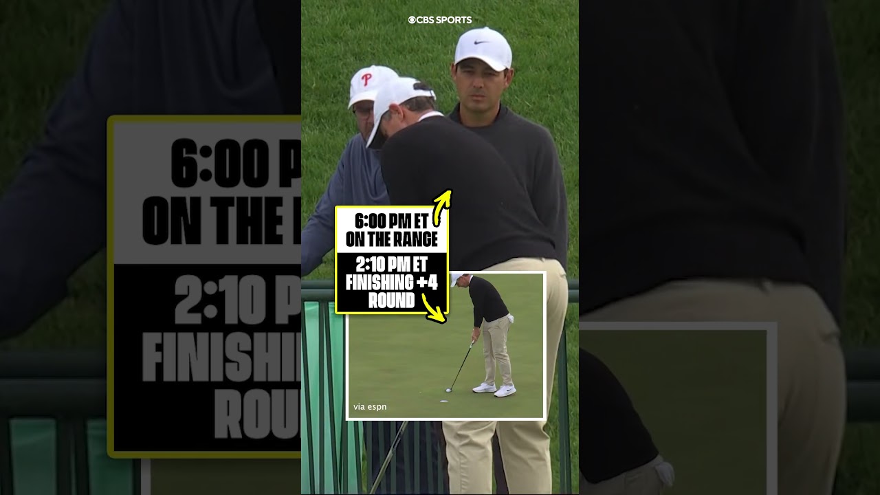 Hours after his round was over, Rory was still searching for something. #shorts