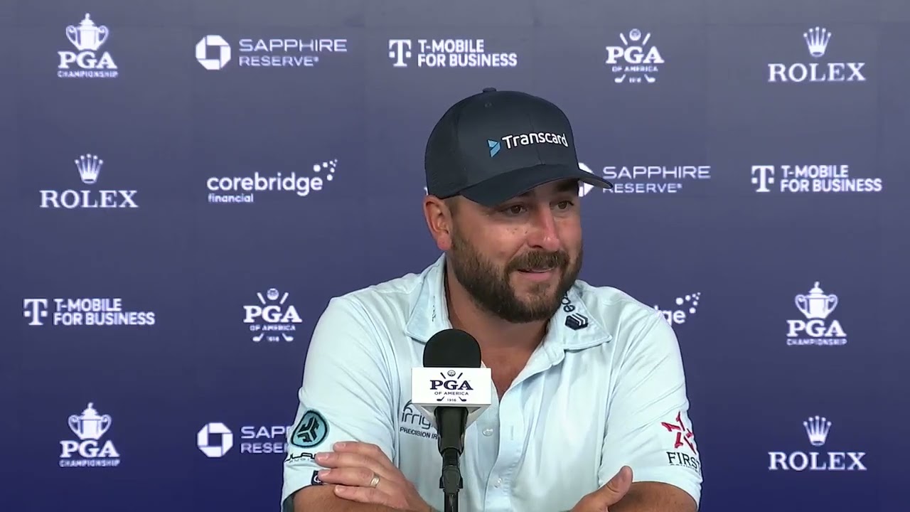 Stephan Jaeger Makes 18 Pars in a Row at the PGA Championship