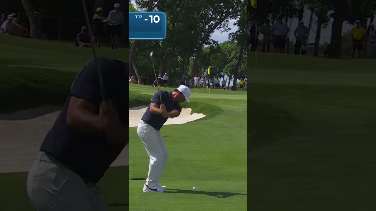 Brooks Koepka starts his third round with an unconventional par at the CJ Cup Byron Nelson.