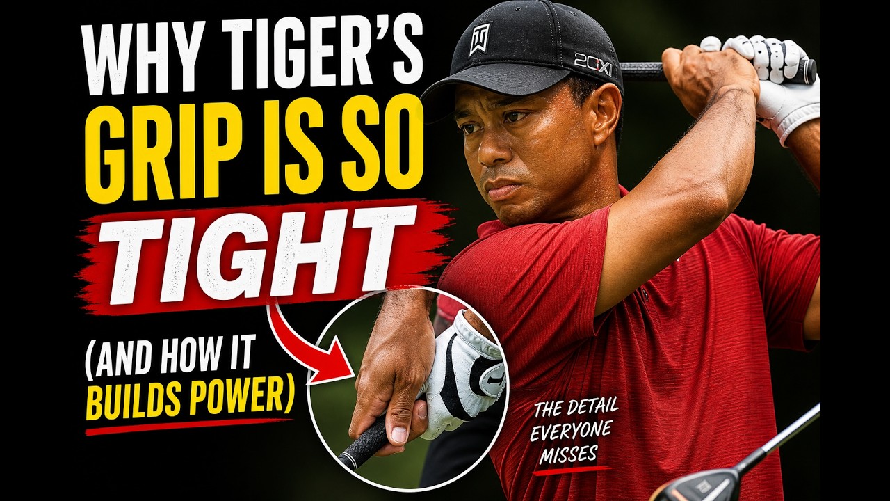 How Tight was Tiger Woods' Golf Grip?