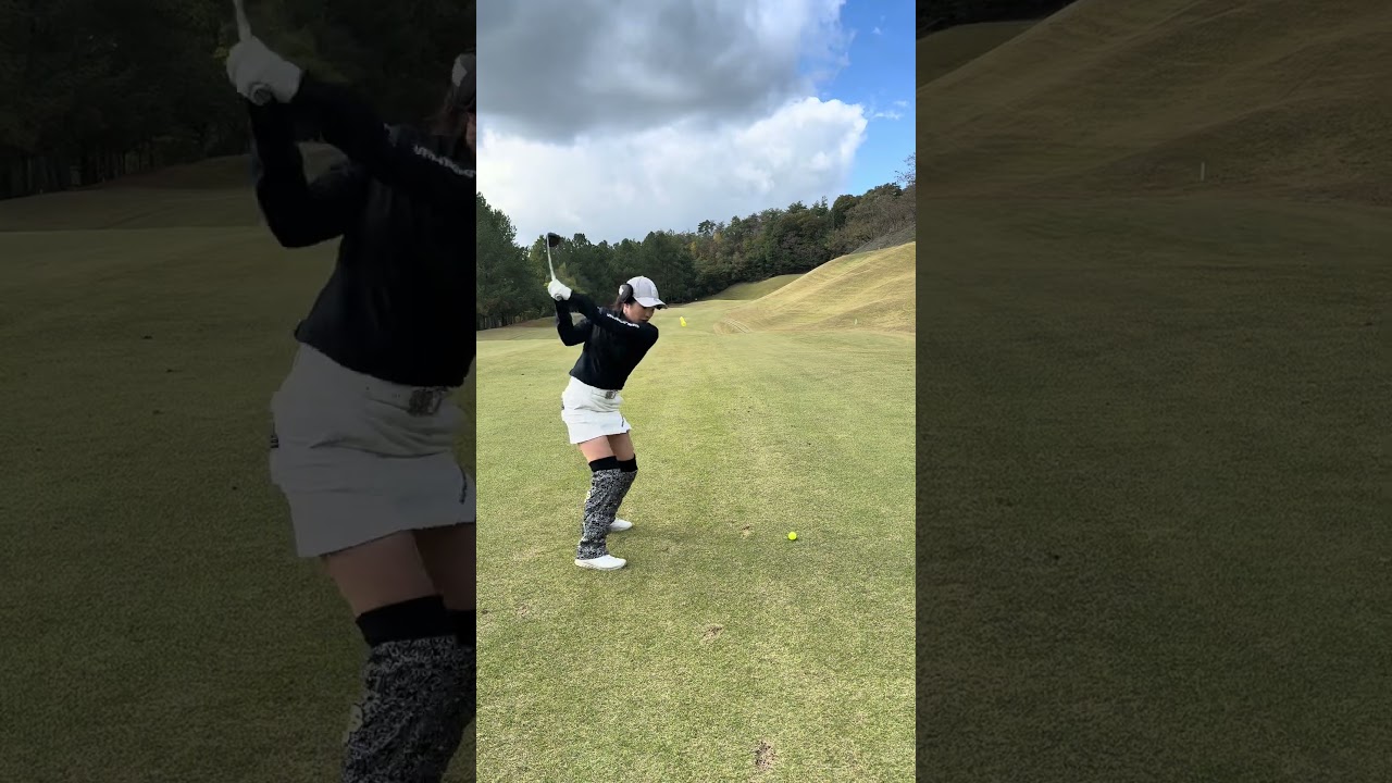 #ゴルフ #ゴルフ女子 #ゴルフスイング #lpga #golfswing #ラウンド動画 #サエッタゴルフスタジオ