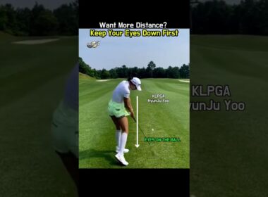 Want More Distance? Keep Your Eyes on the Ball 👀🔥