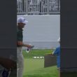 Young Fan Sprints Across Course for Justin Thomas Autograph
