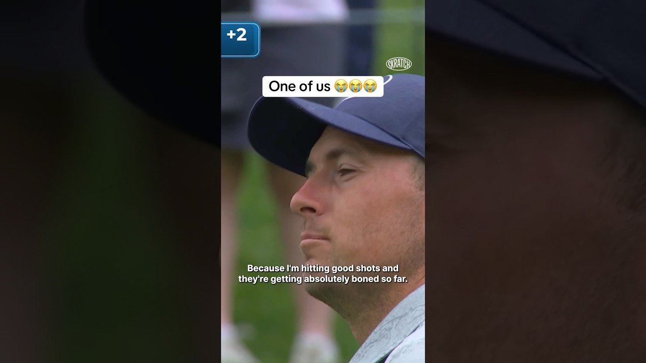 The most relatable moment of the 2025 season belongs to Jordan Spieth at Memorial. 😭