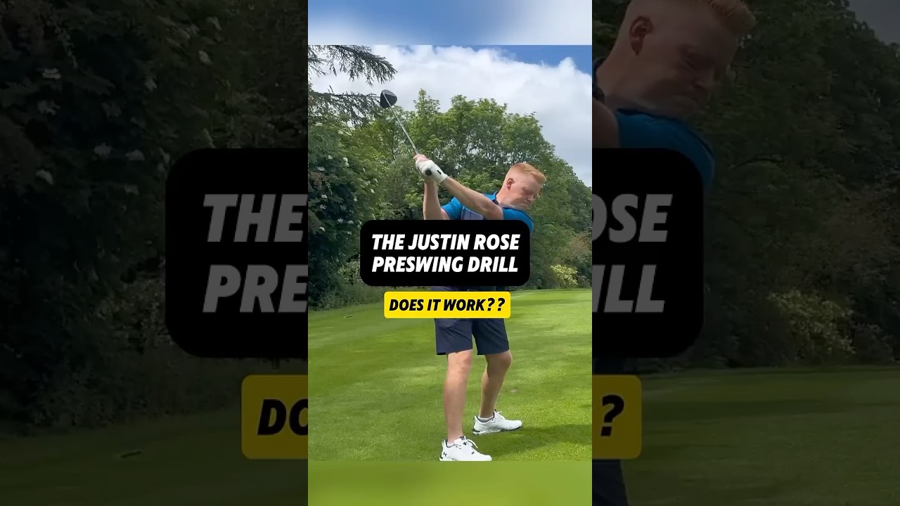 Justin Rose Does This Before EVERY Shot… So I Had to Try It ⛳👀 #golf #golftips #golfshorts