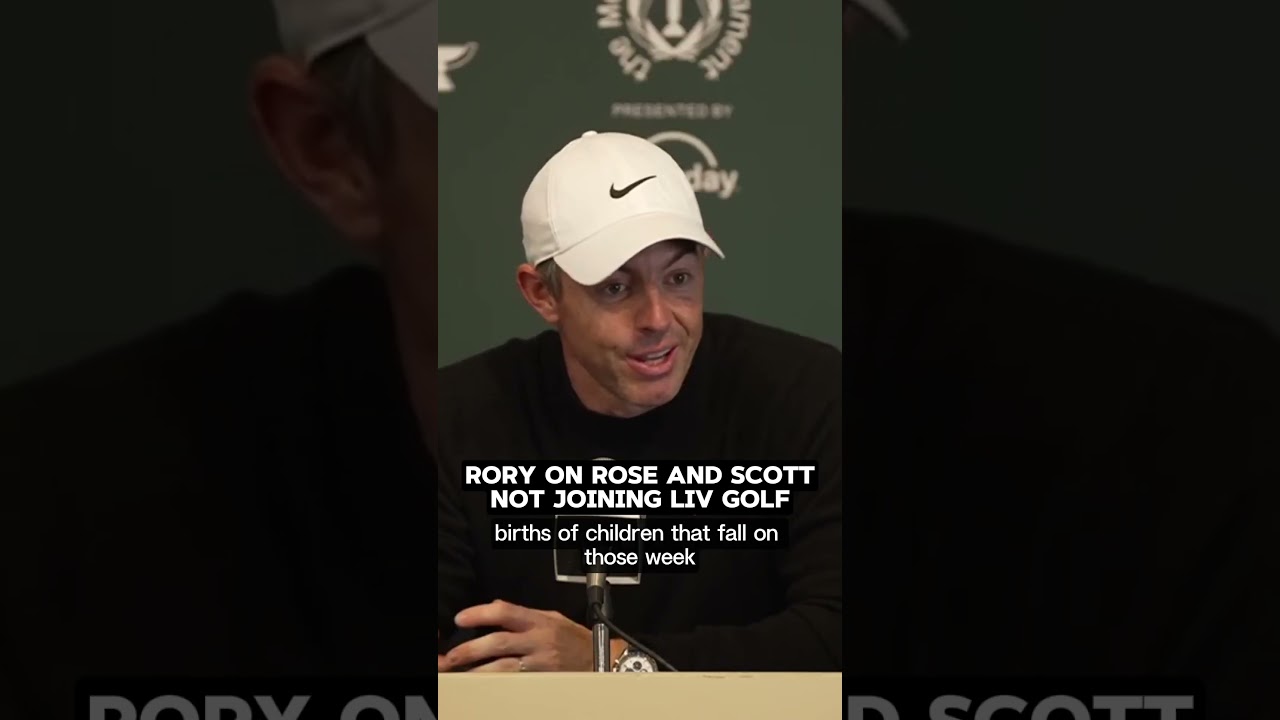 Rory McIlroy hails 'incredible' Justin Rose and Adam Scott for not joining LIV Golf 🤩