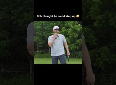 He was so confident…