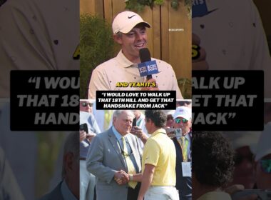 Rory would love to shake Jack Nicklaus' hand at Muirfield Village #shorts #golf #pgatour
