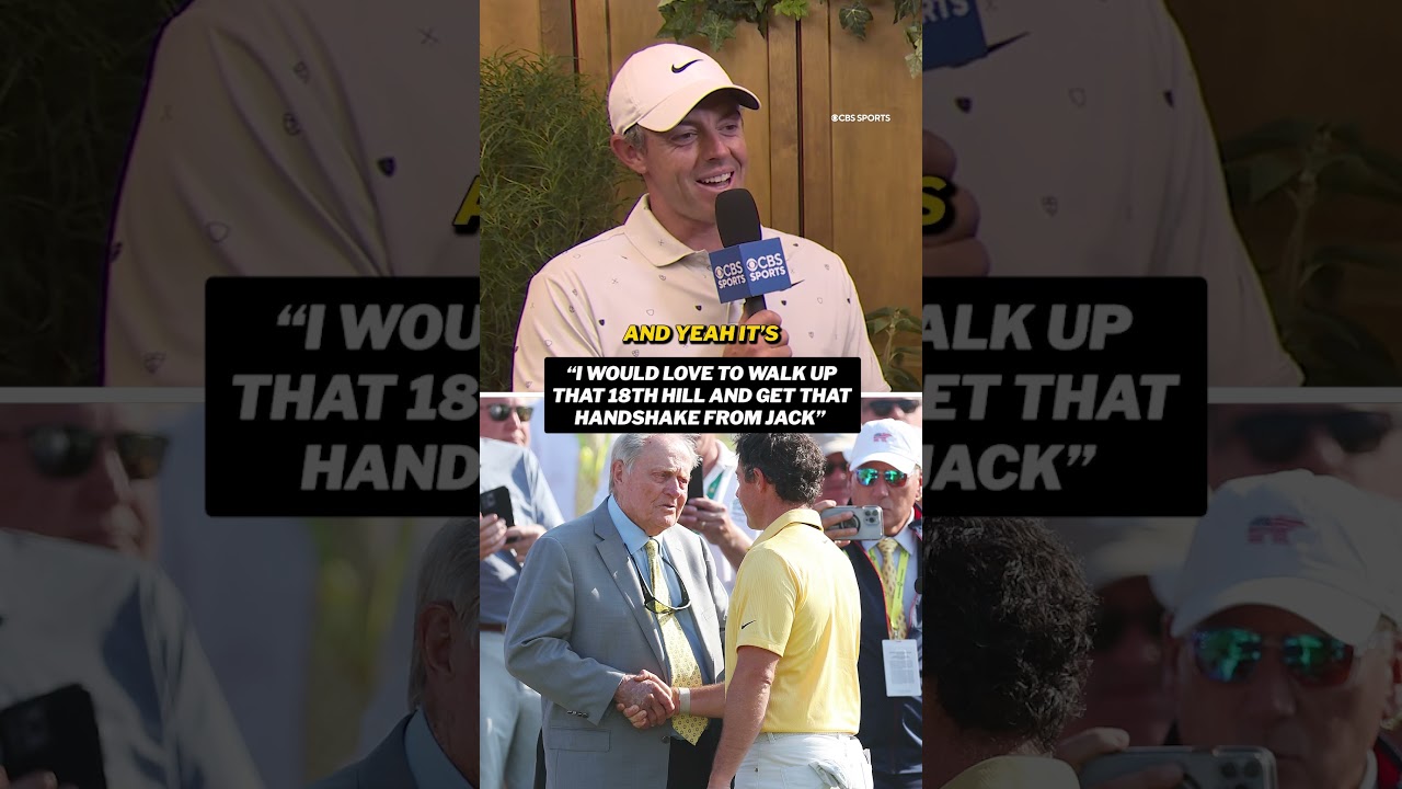 Rory would love to shake Jack Nicklaus' hand at Muirfield Village #shorts #golf #pgatour