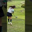 皆さんこのスイングはいかがでしょうか？#ゴルフ #golf #山内鈴蘭 #sports #shorts