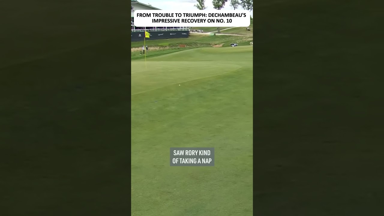 From Trouble to Triumph: DeChambeau's Impressive Recovery on No. 10