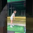 練習場のショット⛳️ #ゴルフ #スイングトップ #ゴルフウェア #ゴルフ女子 #ゴルフスイング