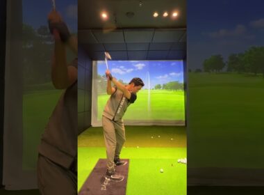 フルスイングの練習🏌️‍♂️最後のアキ…笑