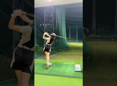 練習場のショット⛳️ #ゴルフ #スイングトップ #ゴルフウェア #ゴルフ女子 #ゴルフスイング