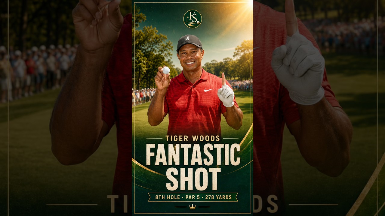 Tiger Woods’ Fantastic 278-Yard Shot at The Masters