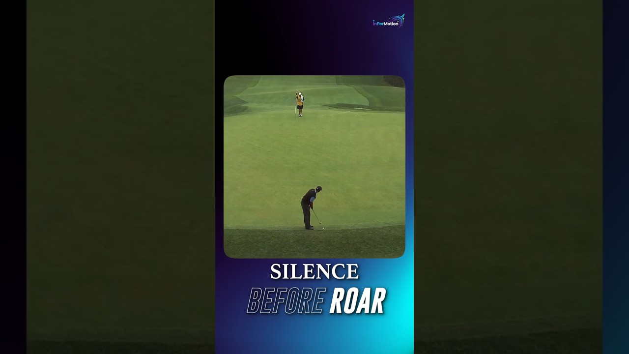 The Shot That Silenced The Crowd... Then Tiger Woods Made Golf History 🤫💥 #shorts