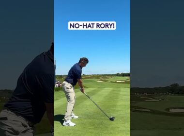 Rory McIlroy Ditches Hat During Windy Shinnecock Practice