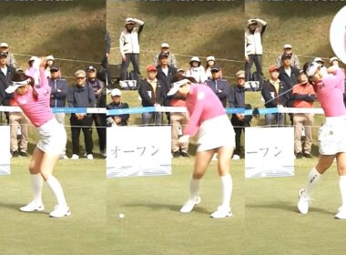 Rei Matsuda 松田鈴英 プロゴルファー DRIVER SHOT SLOW MOTION !!!