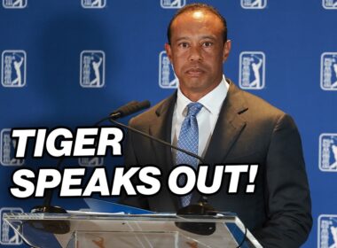 Tiger Woods makes FIRST public appearance since DUI arrest at PGA Tour press conference