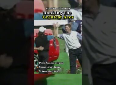 Ranking The Best Hole In Ones! 😧  #golf #masters