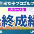 KPMG全米女子プロゴルフ選手権 最終日 4R 最終成績 速報 上位選手は誰か？