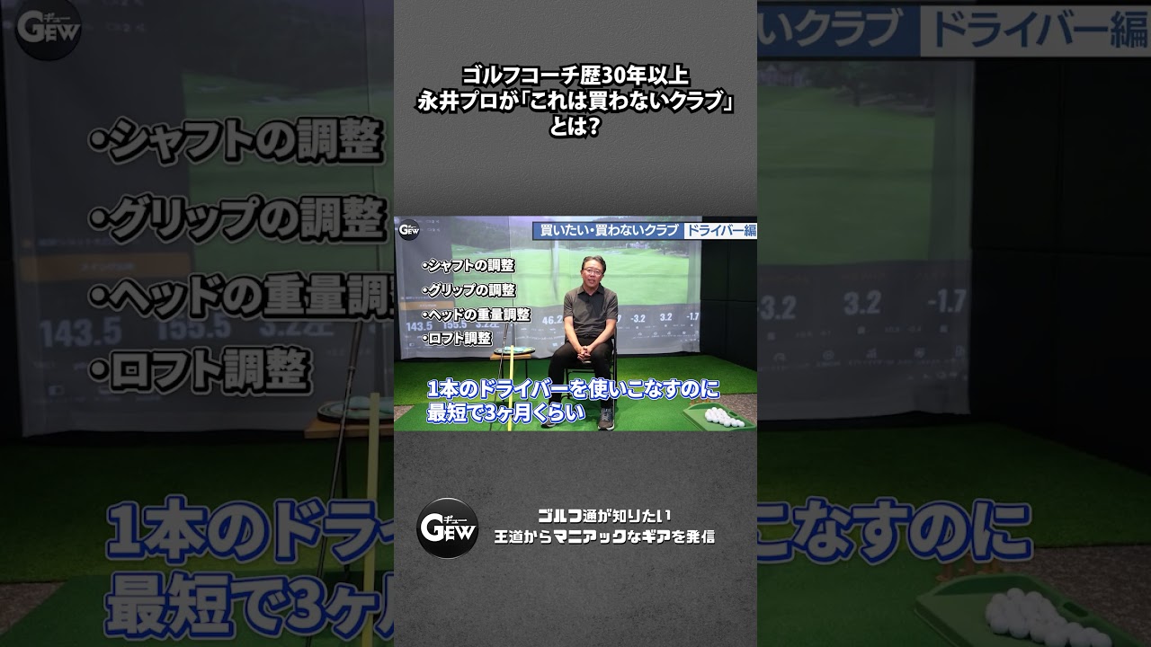 【本音】永井プロが「買う・買わないゴルフクラブ」を語ります