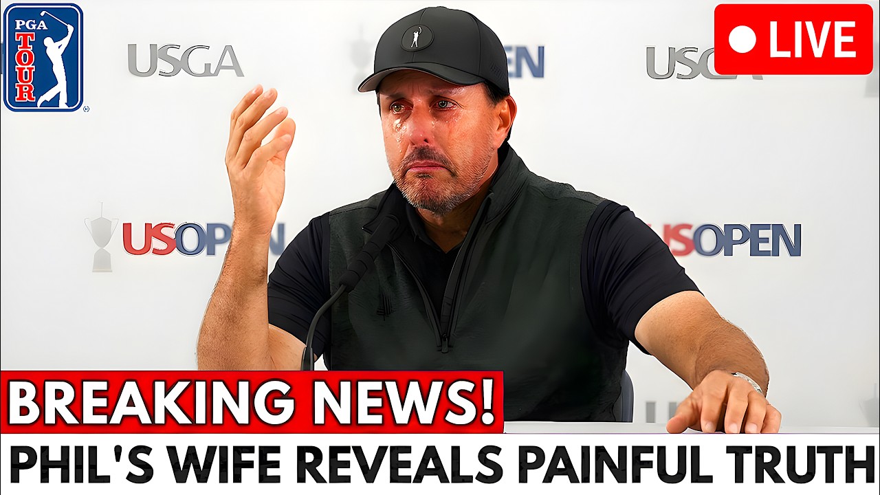 PGA Tour in CRISIS Phil Mickelson's Wife Breaks Silence on His Total Collapse — It's Devastating