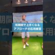 この練習めちゃくちゃ難しい #ゴルフ #レッスン #golf #アプローチ
