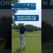 MUST-SEE par save from Jordan Spieth 😳