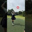 かっこよく決めたが、最後はいつもの鈴蘭になってしまう。#ゴルフ #golf #山内鈴蘭 #ゴルフ女子 #shorts