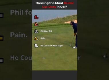 Ranking the Most Brutal Lip-Outs in Golf  #golf #golfshorts #rydercup #sports #jordanspieth