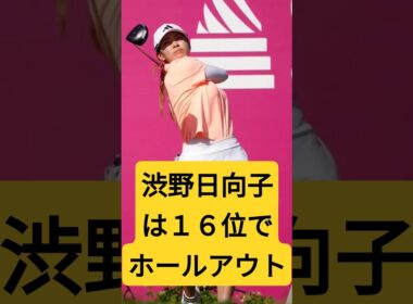 【米女子ゴルフ】渋野日向子は１６位でホールアウト　最終日は「７１」と伸ばせず　エビアン選手権最終日