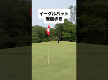 イーグルパット決めれるか！？ #ゴルフ #ゴルフスイング #ゴルフレッスン #golf #shorts