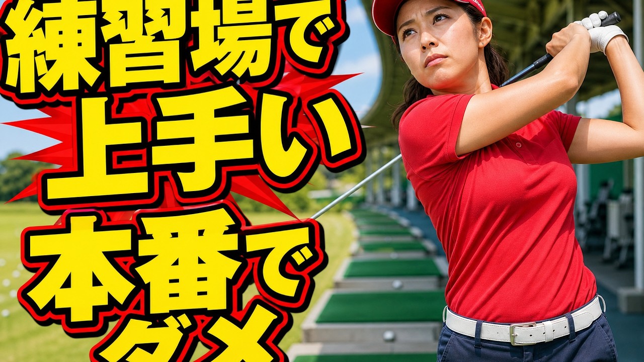 【60代ゴルフ】練習場で上手いのに本番でダメな人の共通点5つ｜再現性の正体