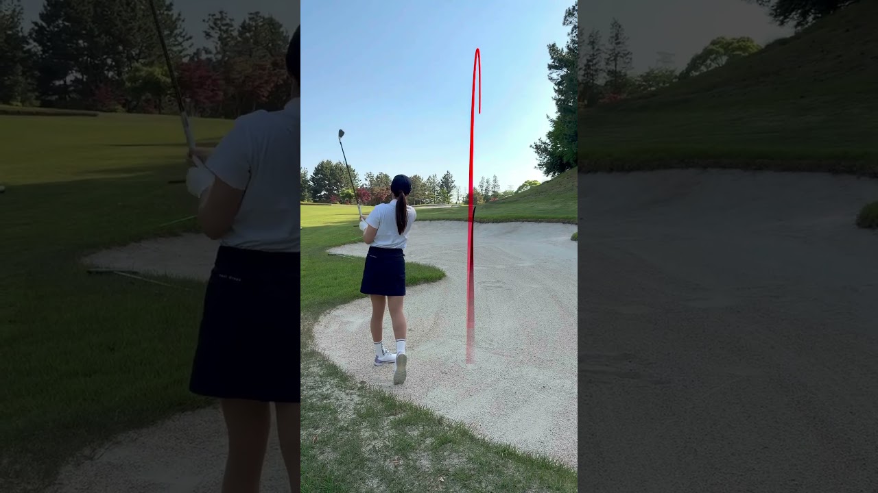 PAR4／全ショット　#ゴルフスイング #ゴルフ #ゴルフ場
