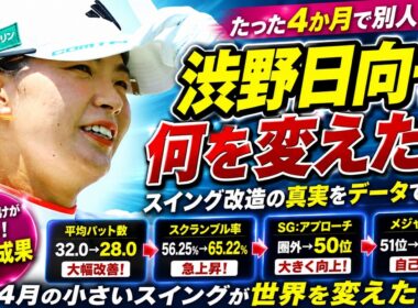 渋野日向子は何を変えたのか？ スイング改造4か月…数字だけが知る「本当の成果」