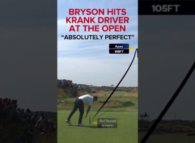BRYSON HITS KRANK DRIVER AT THE OPEN