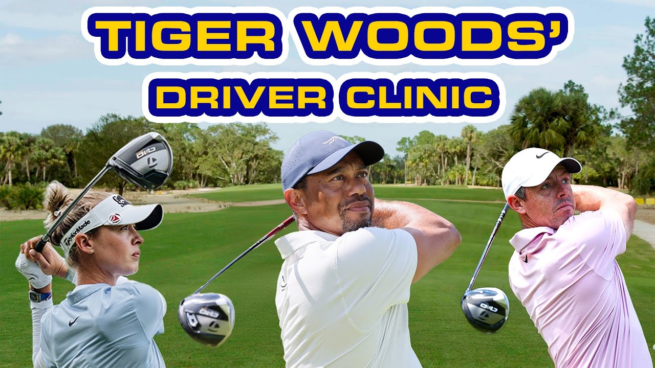 Tiger Woods' Driver Clinic With Rory McIlroy and Nelly Korda | TaylorMade Canada