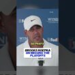 Brooks Koepka on missing the playoffs: "It's pretty pathetic" #shorts #golf #pgatour