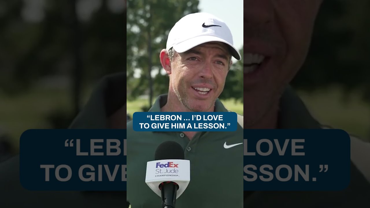 Rory McIlroy 🤝 LeBron James
